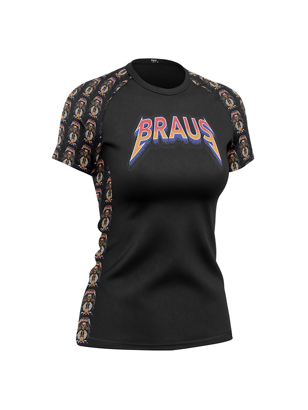 Rock and Roll Women's No Gi Rash Guard Short Sleeve