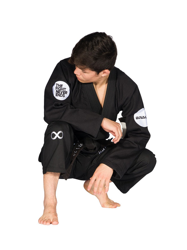 The Fight Never Ends BJJ Gi