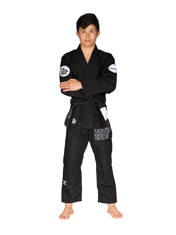 The Fight Never Ends BJJ Gi