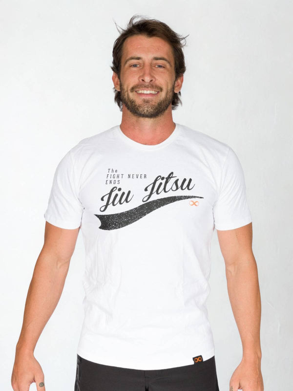 The Fight Never Ends Jiu Jitsu Tee Unisex