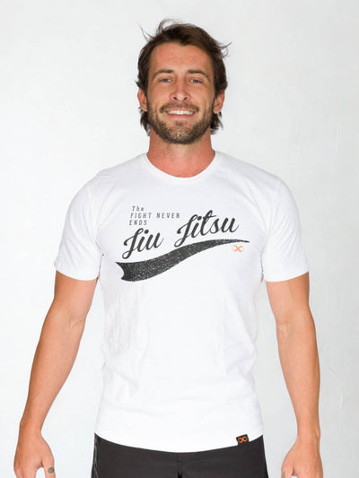 The Fight Never Ends Jiu Jitsu Tee Unisex