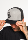 The Fight Never Ends Snapback Trucker Hat