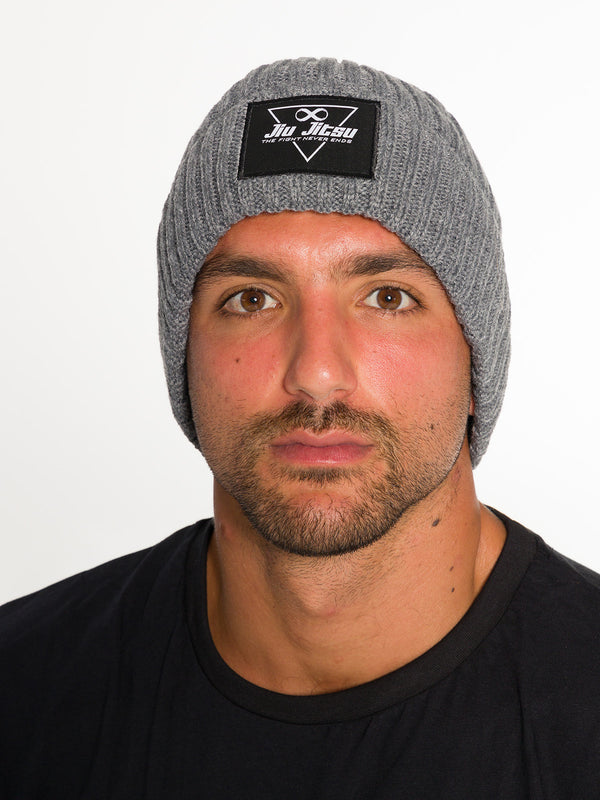 Triangle Jiu Jitsu Beanie Grey