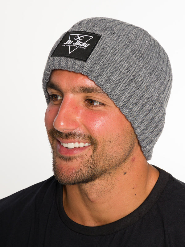 Triangle Jiu Jitsu Beanie Grey