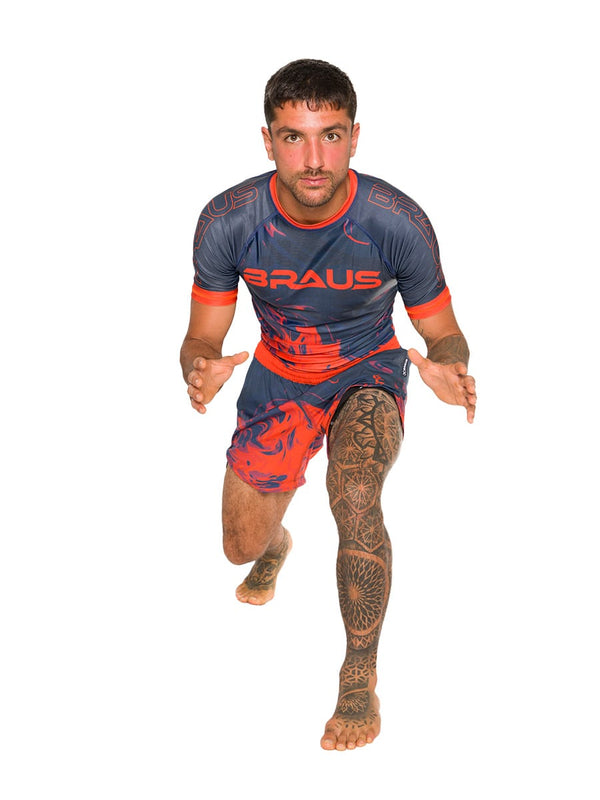 Volcano No Gi Rash Guard Short Sleeve