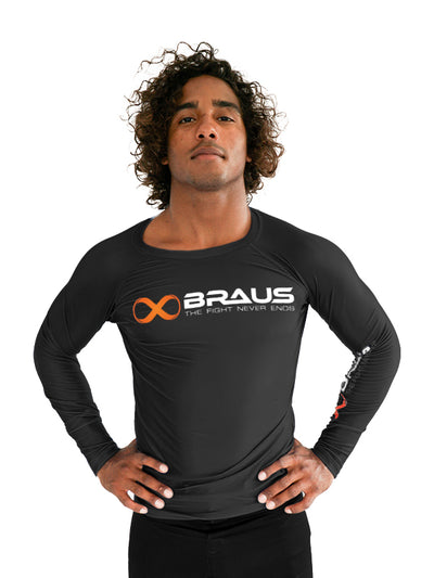 Ranked No Gi Rash Guard Long Sleeve