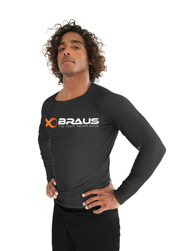 Ranked No Gi Rash Guard Long Sleeve