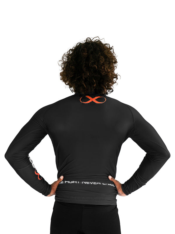 Ranked No Gi Rash Guard Long Sleeve