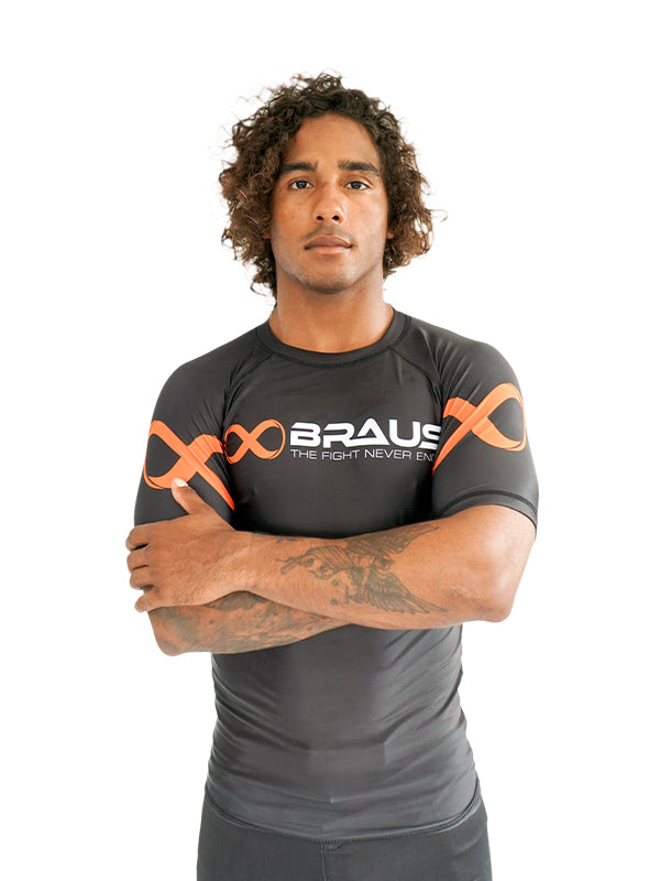 Ranked No Gi Rash Guard Short Sleeve