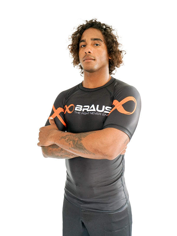 Ranked No Gi Rash Guard Short Sleeve