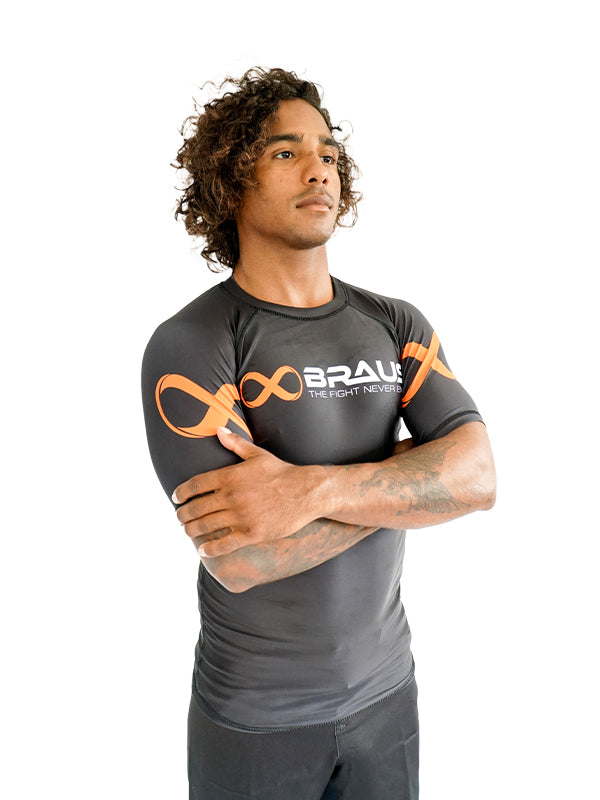 Ranked No Gi Rash Guard Short Sleeve