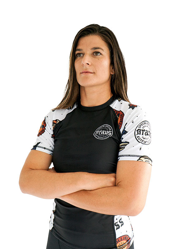 Chill and Jiu Women's No Gi Rash Guard Short Sleeve